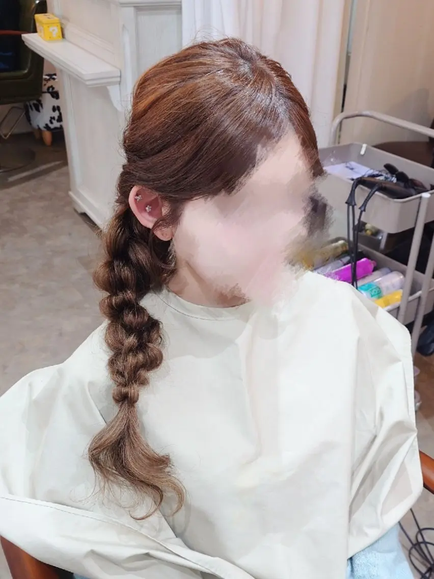 ロング ヘアアレンジ ヘアセット つぐみ ❤︎のヘアスタイル