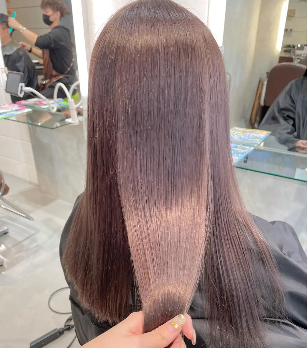 【艶髪】ワンカラー+髪質改善トリートメント✨の写真