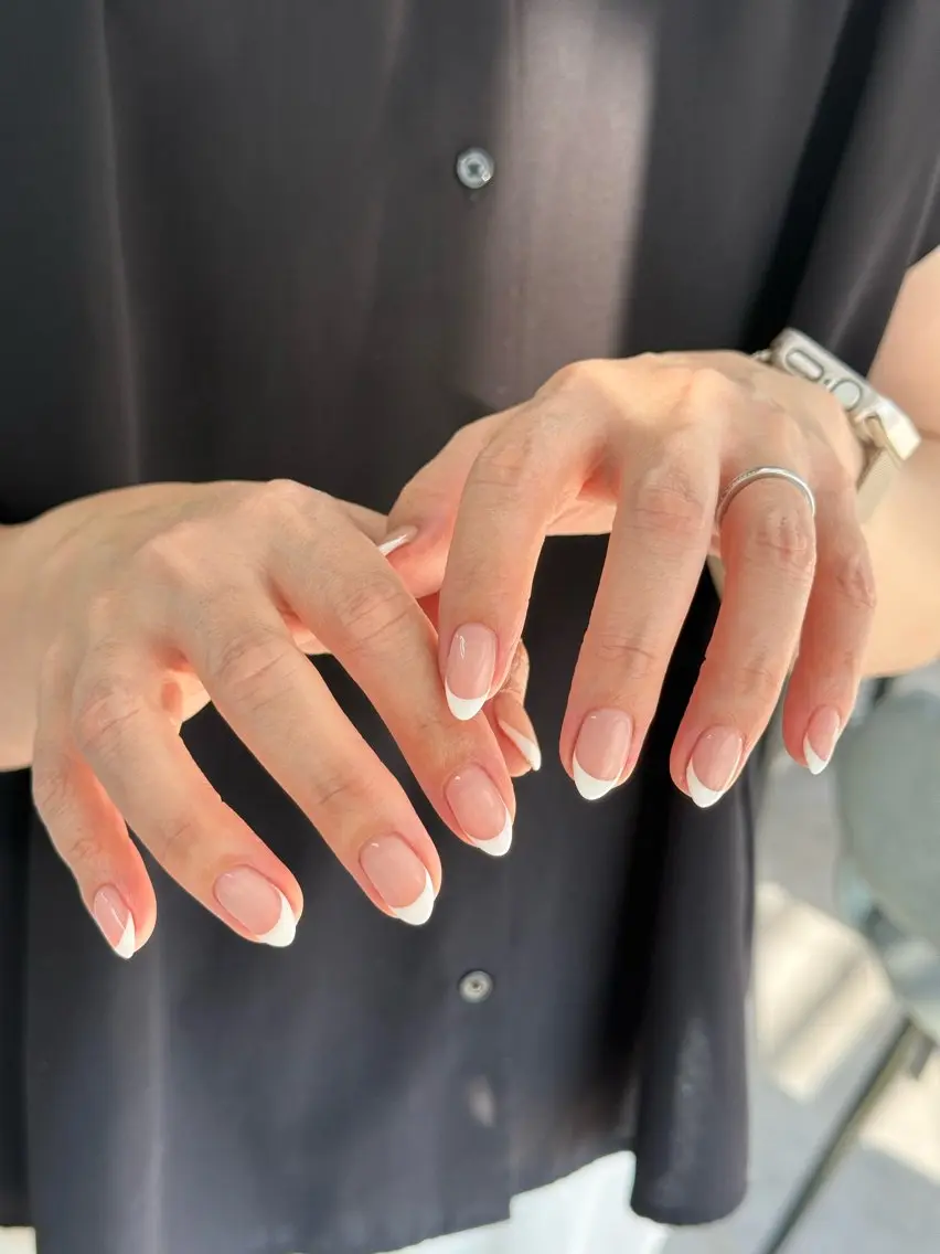 ネイル フレンチネイル ハンドネイル LULUMU ひなのネイルデザイン