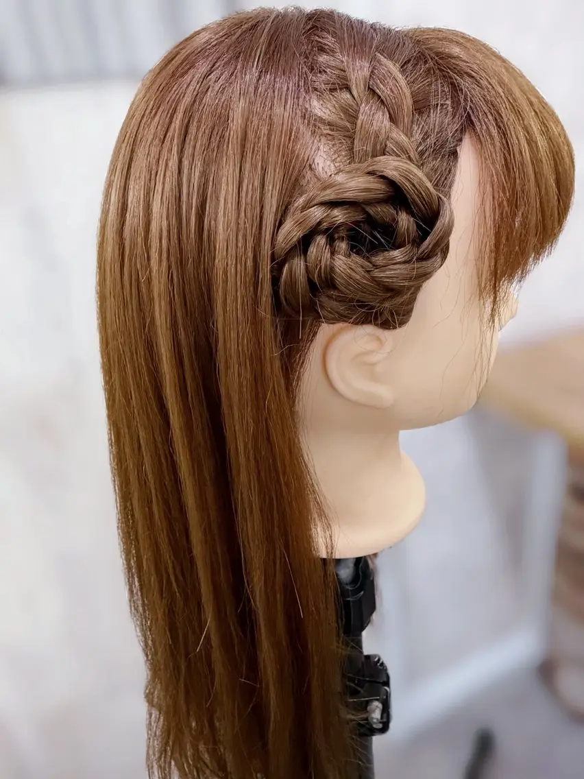 ひつじヘアの写真
