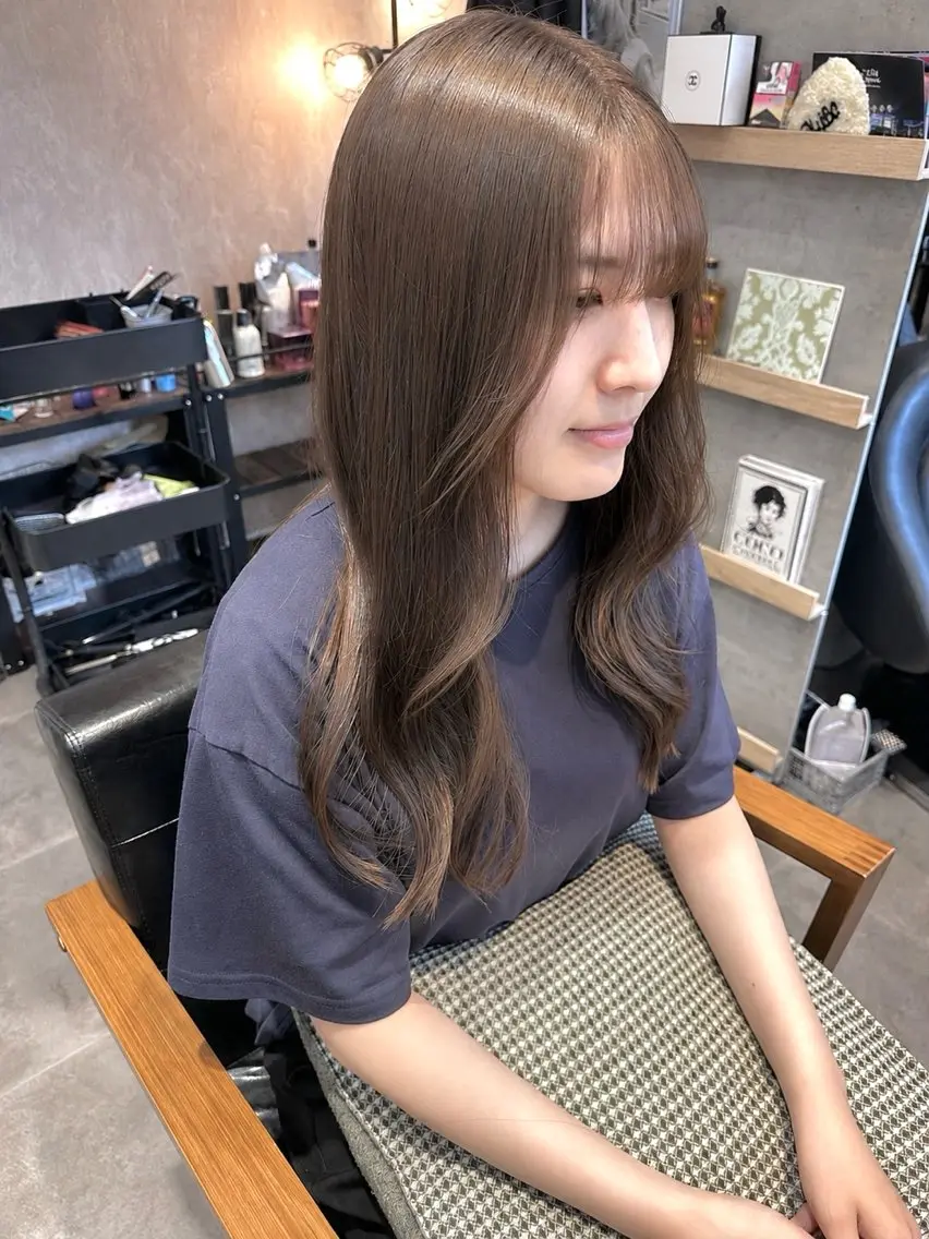 ロング quill クイル　ツボイタクマのヘアスタイル