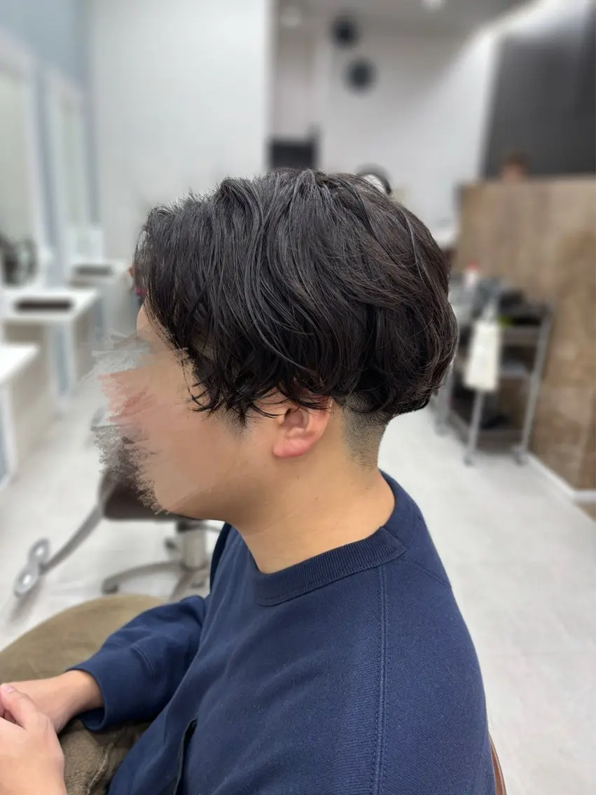 メンズ メンズパーマ ️🫧押上️🫧はな 🫧まとまるショートのヘアスタイル