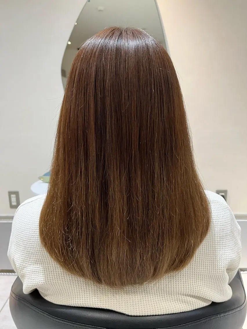 セミロング パーマ 縮毛矯正 トリートメント 🫧美髪縮毛矯正🫧 Haruのヘアスタイル