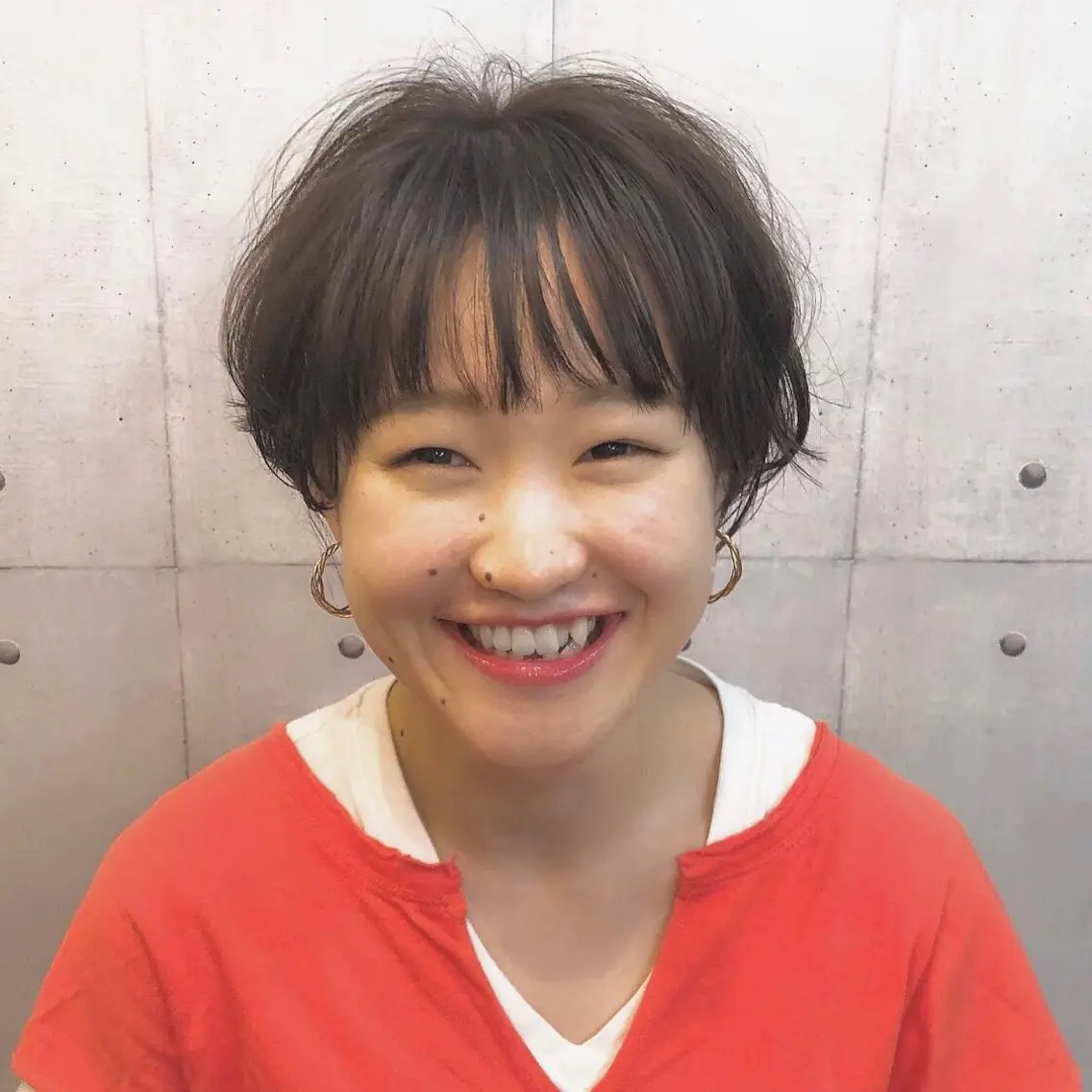ショート ショートヘア 山野 稚奈のヘアスタイル