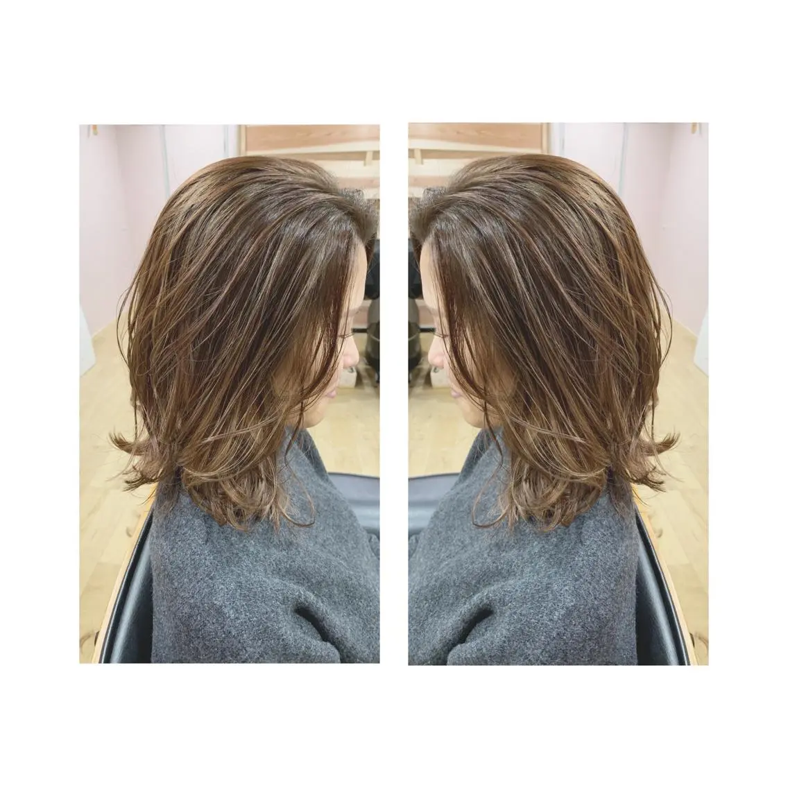 ミディアム カラー Asuka Mabuchiのヘアスタイル