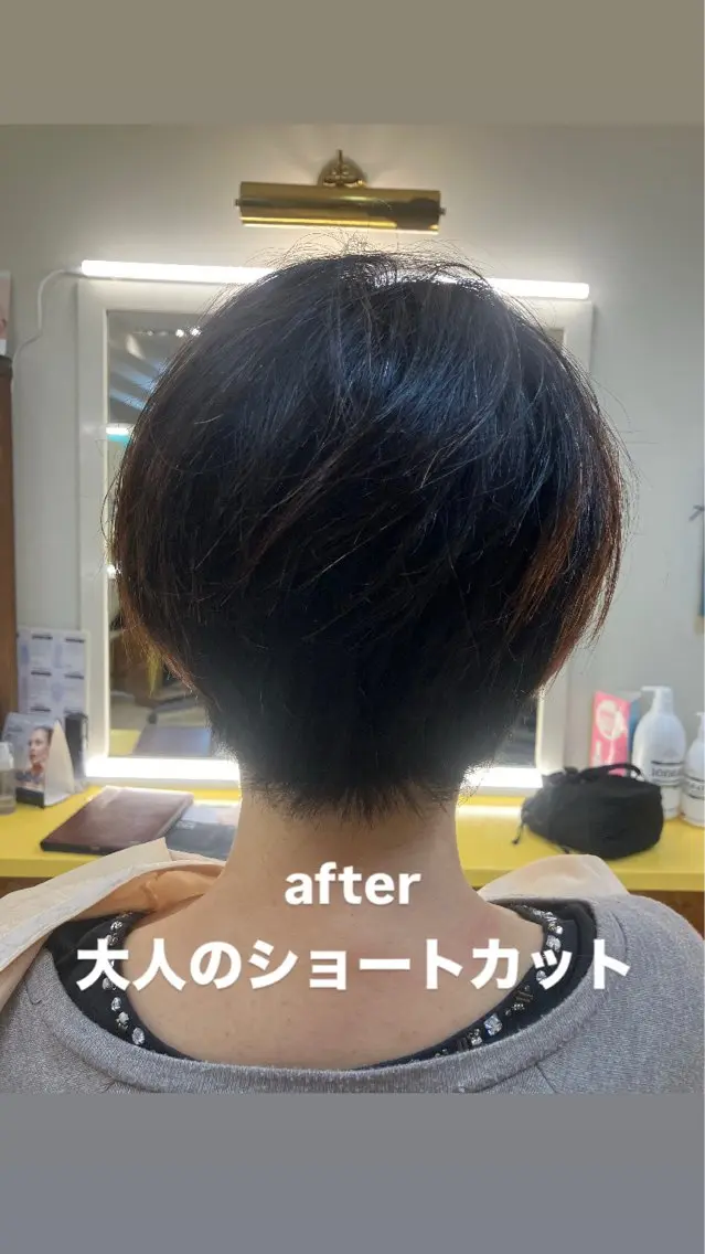 ショート レイヤーカット ショートヘア 横田 尚登のヘアスタイル
