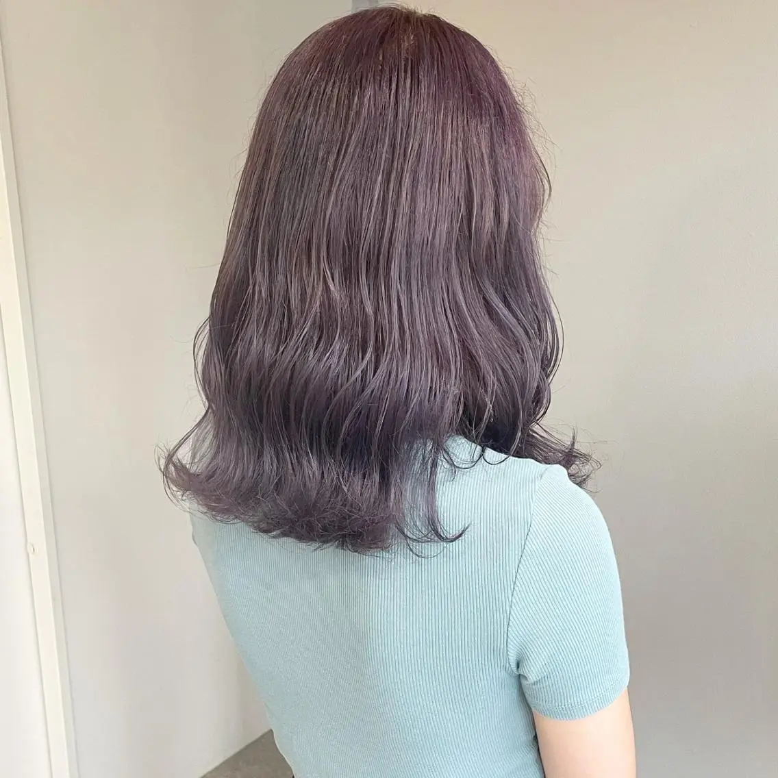 ロング パープルカラー ヘアカラー ♡透明感/艶カラー/ M a I ♡のヘアスタイル
