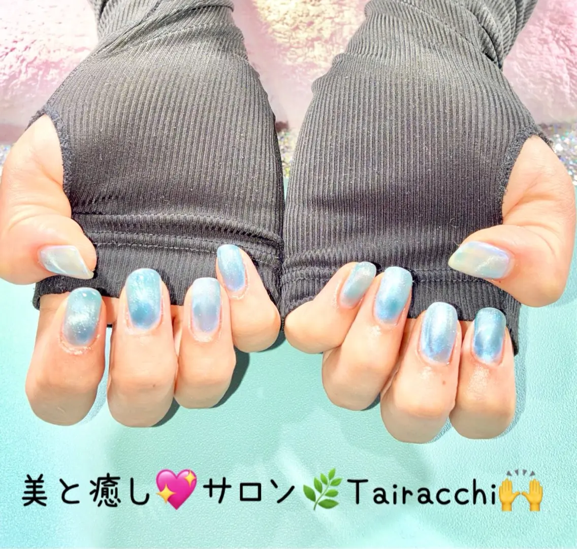 ネイル オーロラネイル マグネットネイル ハンドネイル Tairacchi ﾀｲﾗｯﾁのエステ・リラクイメージ