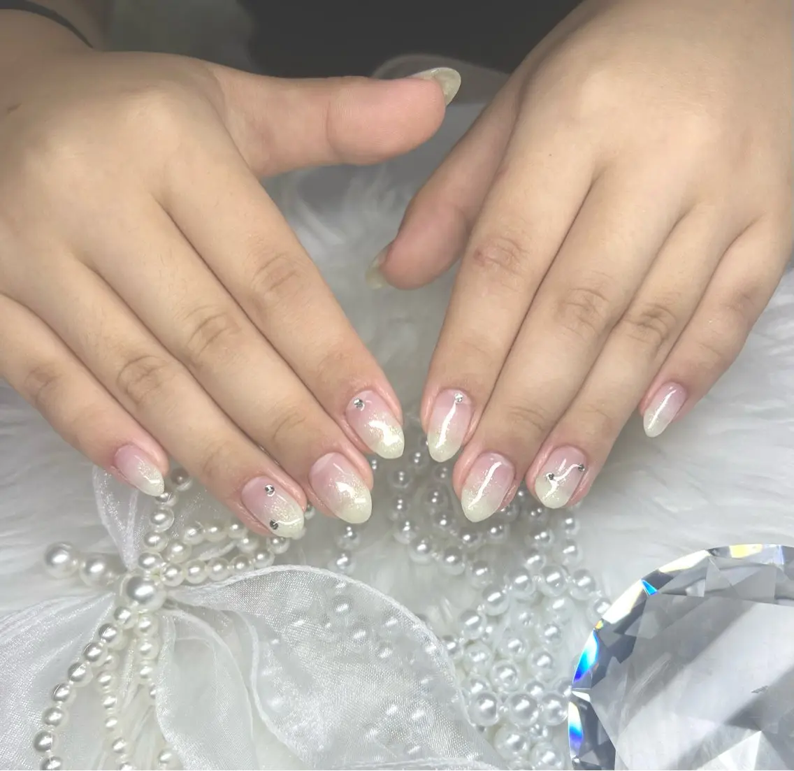 ネイル ハンドネイル 🧸RU ALLY asumi❁⃘*.ﾟのネイルデザイン