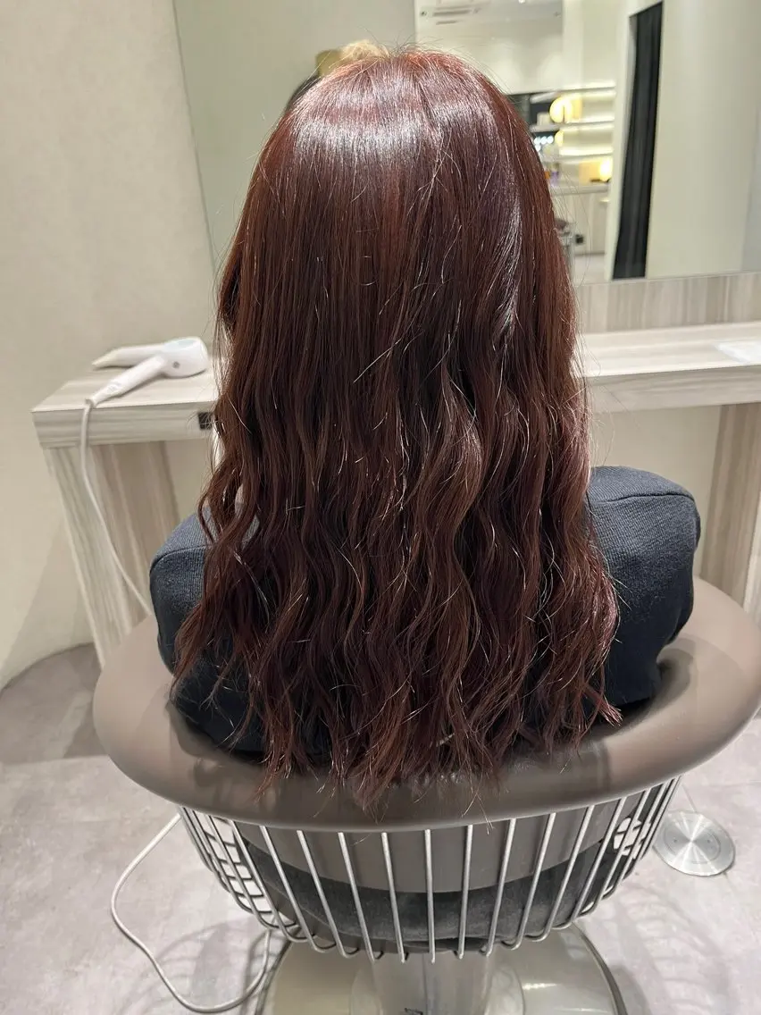 セミロング カラー 牧野 隼大のヘアスタイル