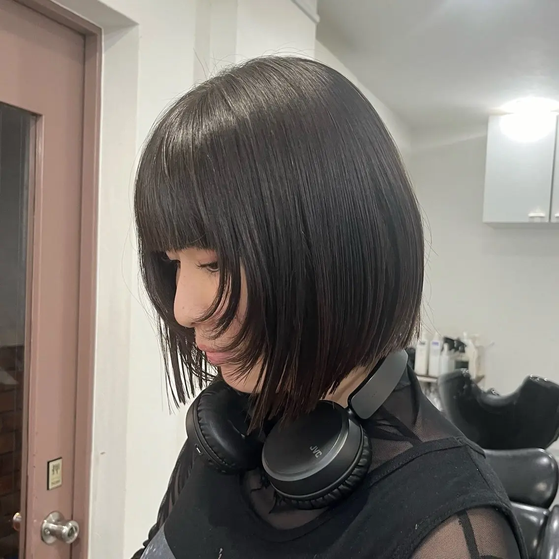 ショート レイヤーカット カット ♡なんば🫧透明感 🫧naako♡のヘアスタイル