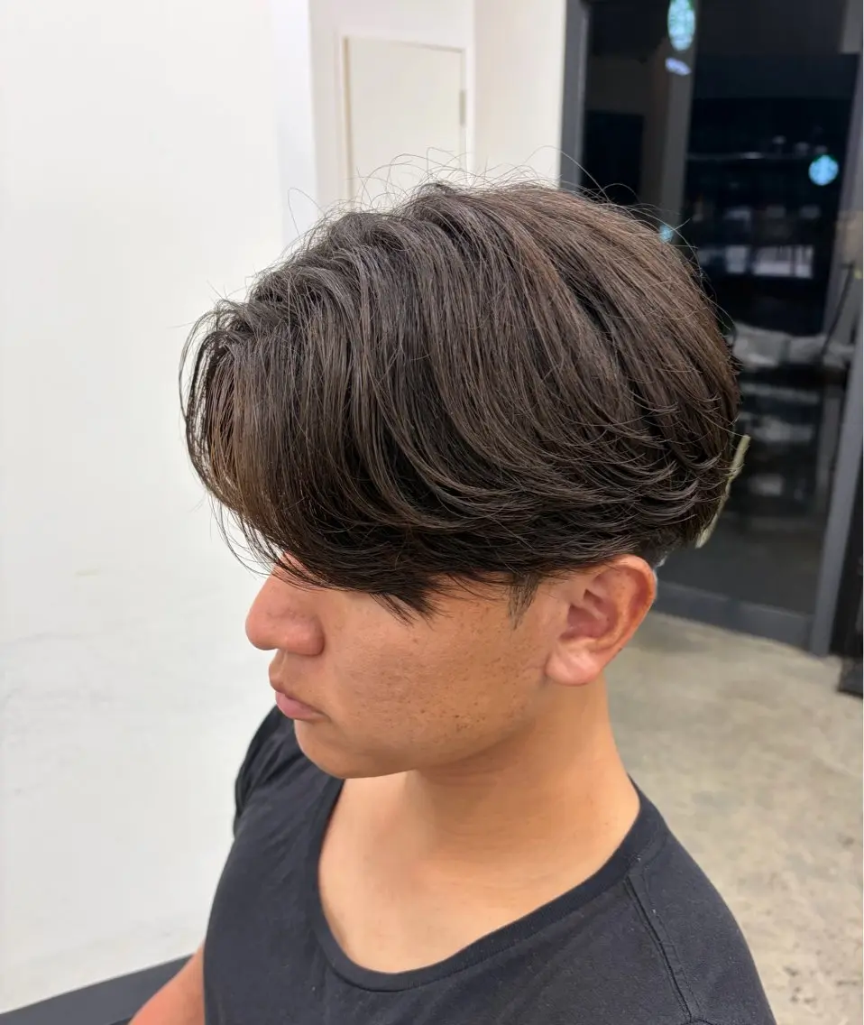ショート パーマ メンズ メンズ特化🇰🇷 スズキシュンタのヘアスタイル
