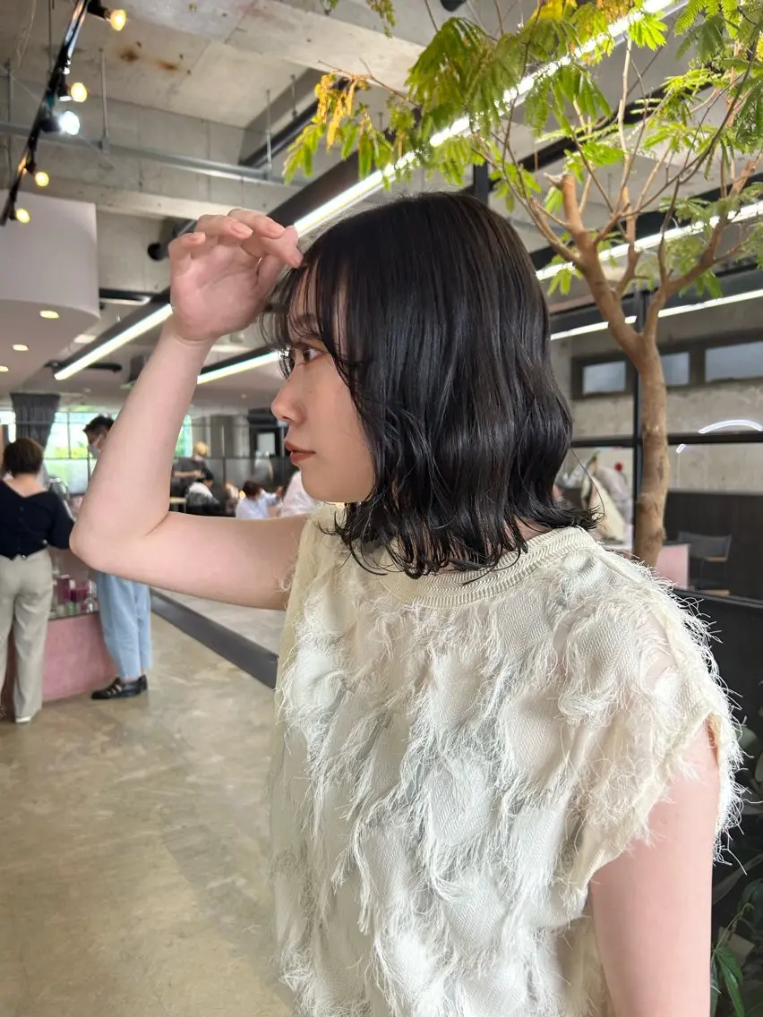 ワンカラー+クイックトリートメント【🌿ミディアム・ボブの方限定🌿】の写真