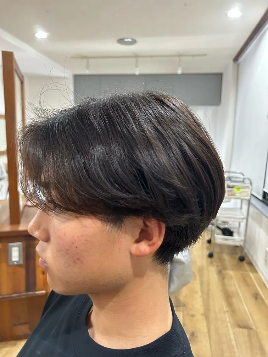 メンズ カット 縮毛矯正 ⭐️美髪矯正　透明感 nobuのヘアスタイル