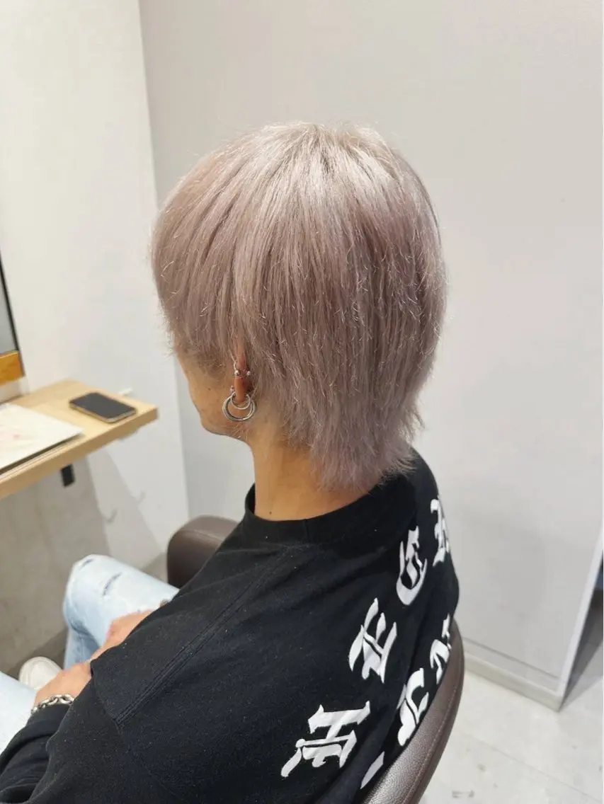 ショート カラー ヘアカラー レイヤー/ショート chere狭山のヘアスタイル