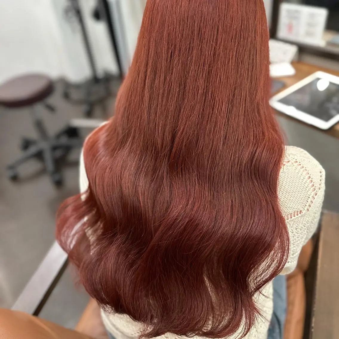 ロング カラー ヘアアレンジ ヘアカラー トリートメント DANY🦋名駅✂︎ 艶髪/透明感カラーのヘアスタイル