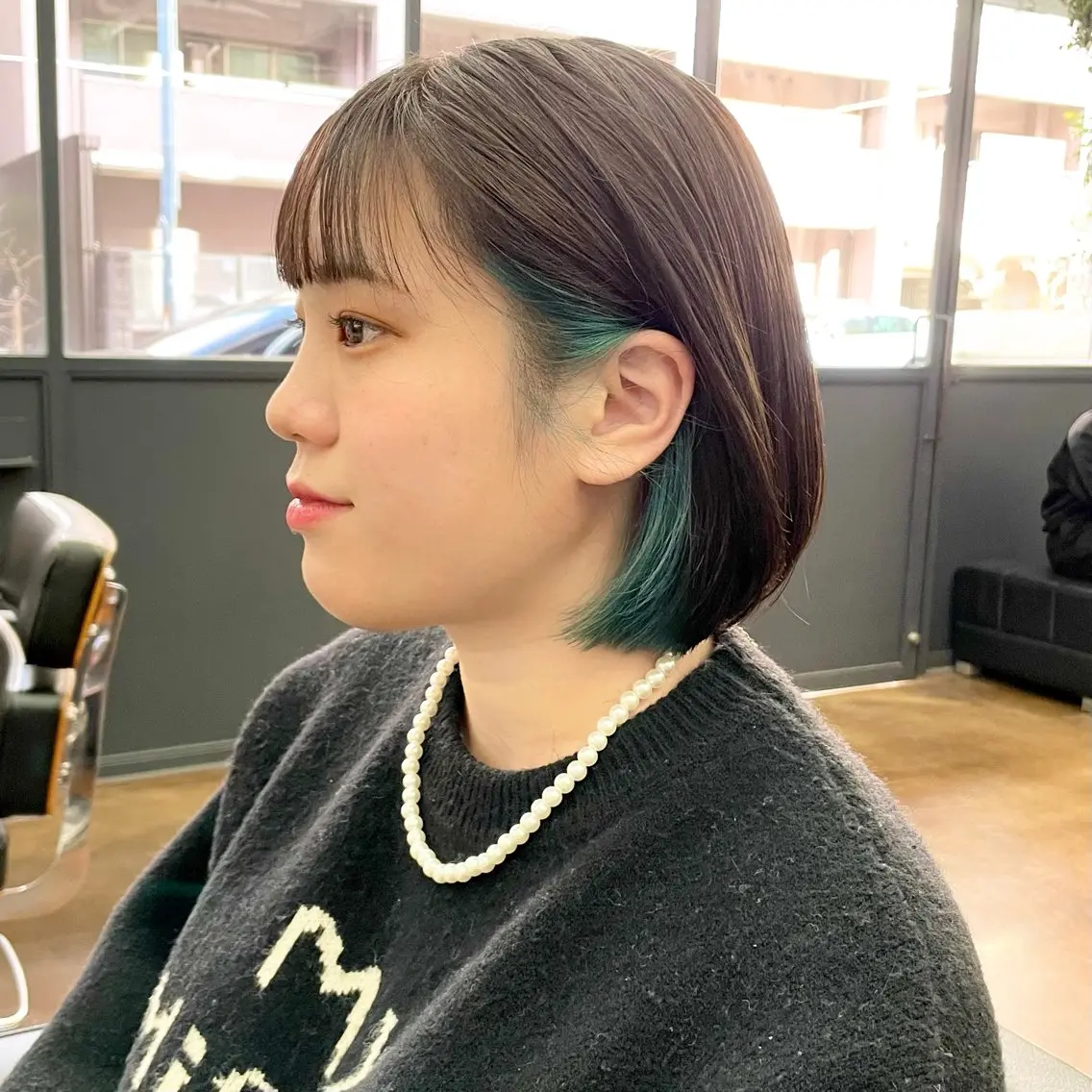 ショート カラー イヤリングカラー ボブ ショートヘア カット ヘアカラー トリートメント ヘアセット ✂︎ウルフ・ショート ✂︎MIKUNIのヘアスタイル