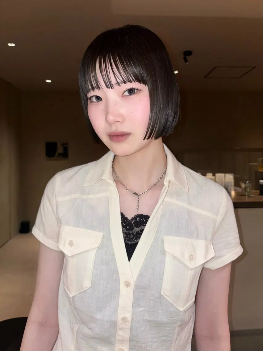 ショート カット ボブ/ヘアセット 結婚式卒業式アレンジのヘアスタイル