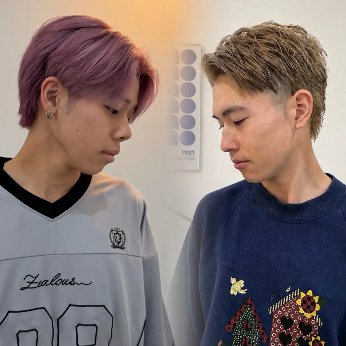 カラー メンズ ヘアカラー 鈴木 七海のヘアスタイル