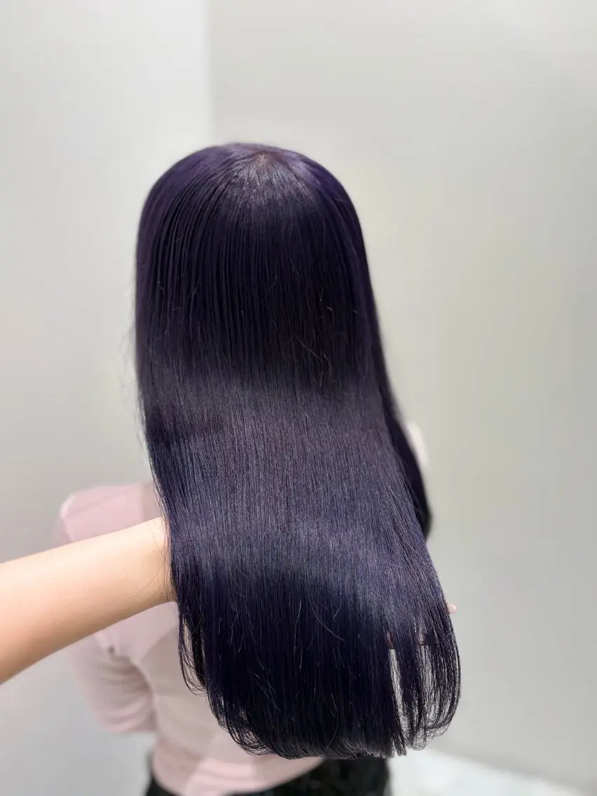 ロング カラー ヘアカラー 🤍ྀི透ける寒色 Cocoa🤍ྀིのヘアスタイル