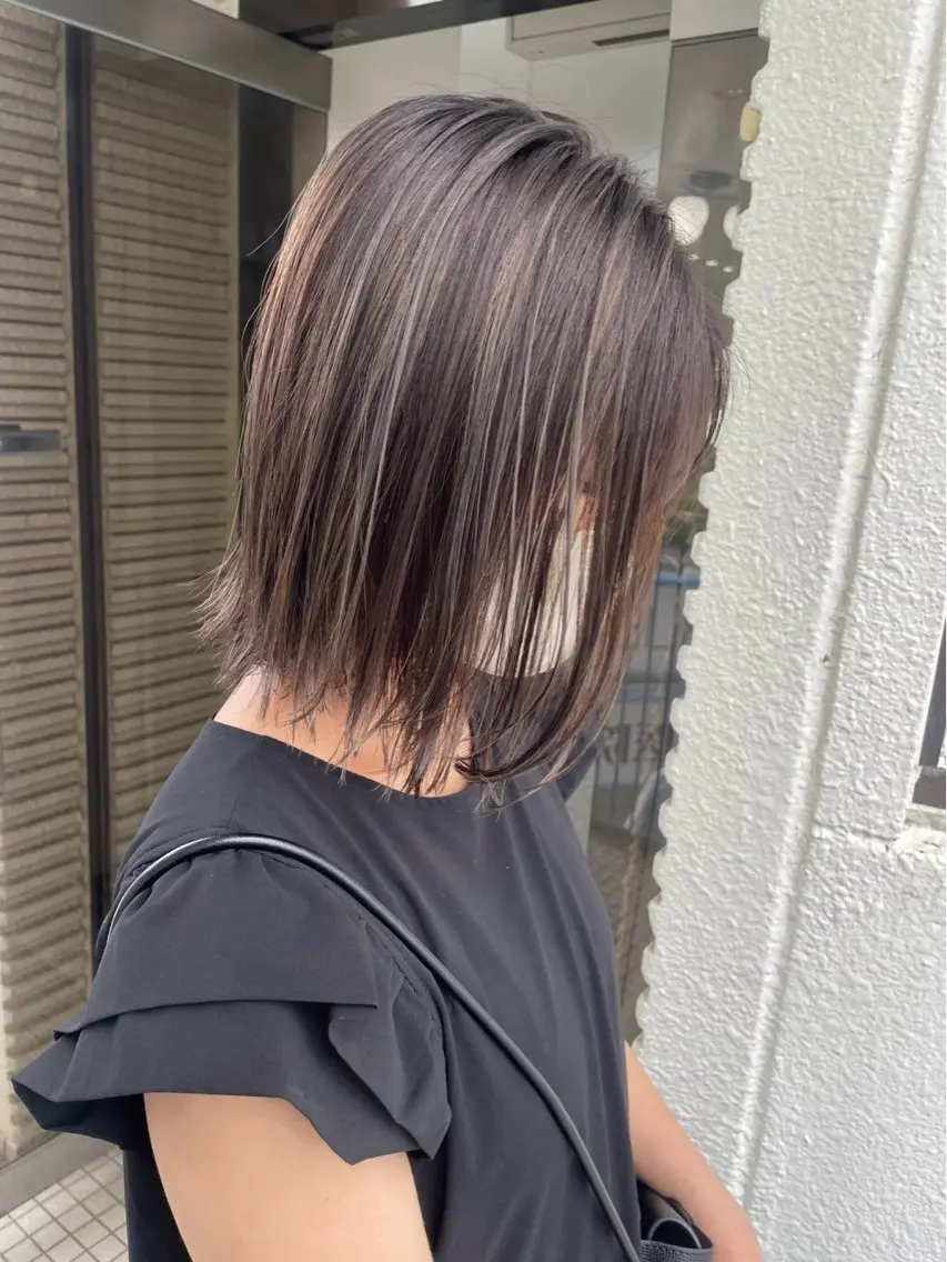 ミディアム カット ヘアカラー 🩵LOMARLIE 倉敷KARIN🩵のヘアスタイル