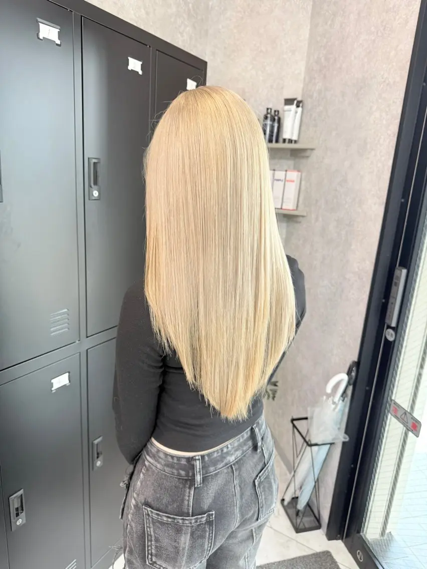 ロング カラー 🌺ハイトーン🌺 矢葺 なぎさ🌺🌺のヘアスタイル