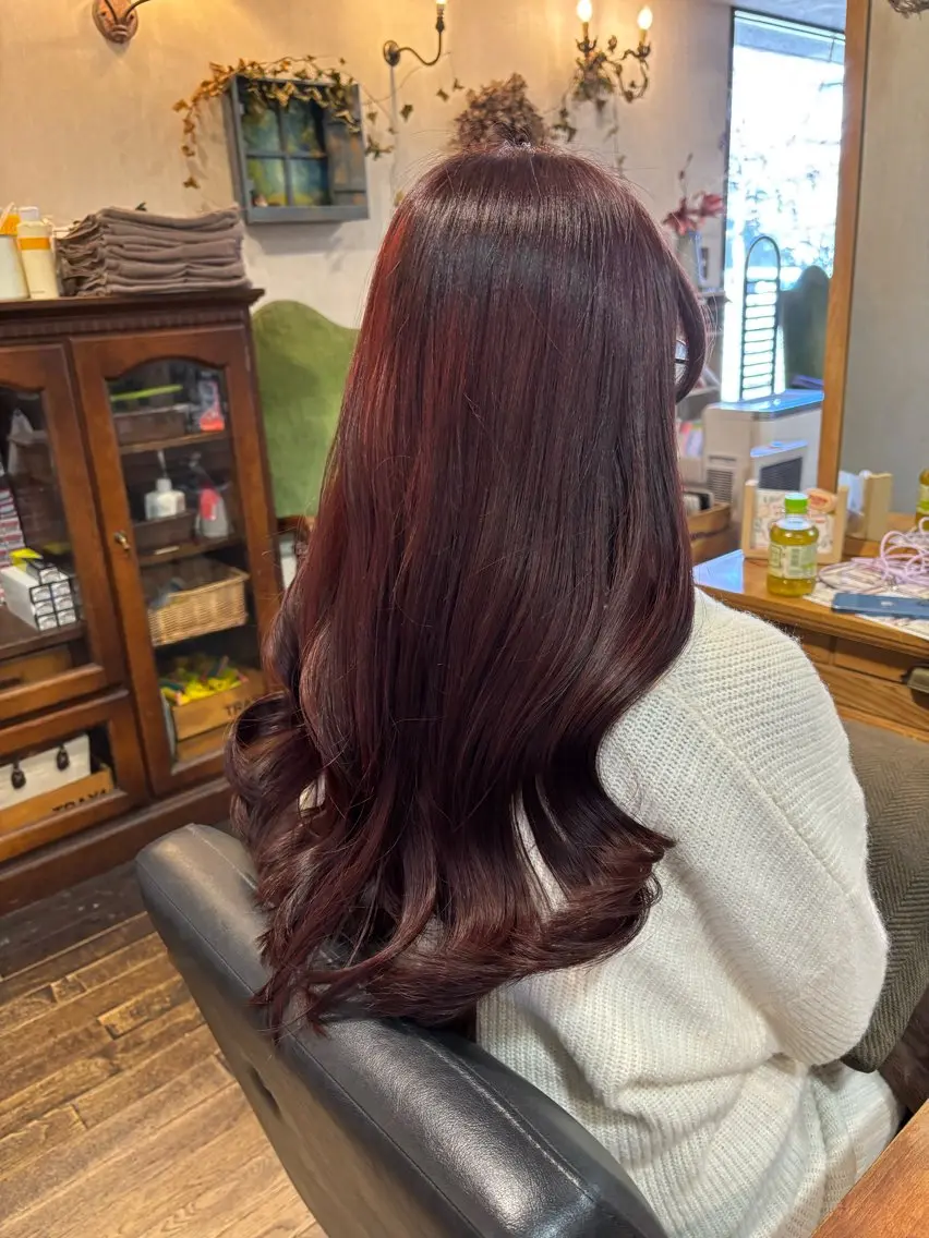 カラー アカリ😸🫶 カラーリスト🧡のヘアスタイル