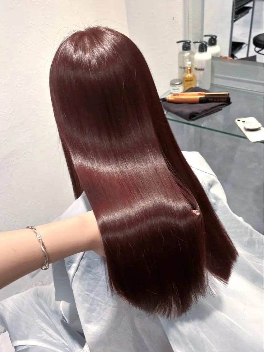 ロング カラー 表参道♡暗髪♡ 艶カラー♡アユミのヘアスタイル
