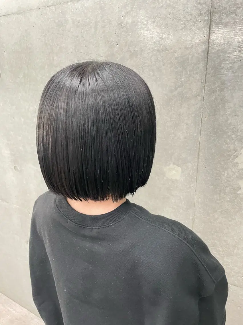 ⬛️明るく戻せる黒染め+超音波アイロントリートメント/4990✨の写真