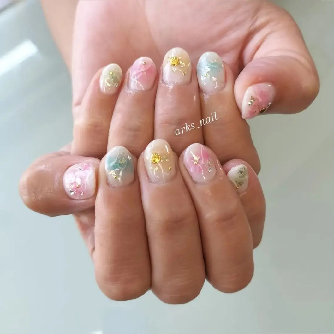 ネイル ハンドネイル arks nailのネイルデザイン