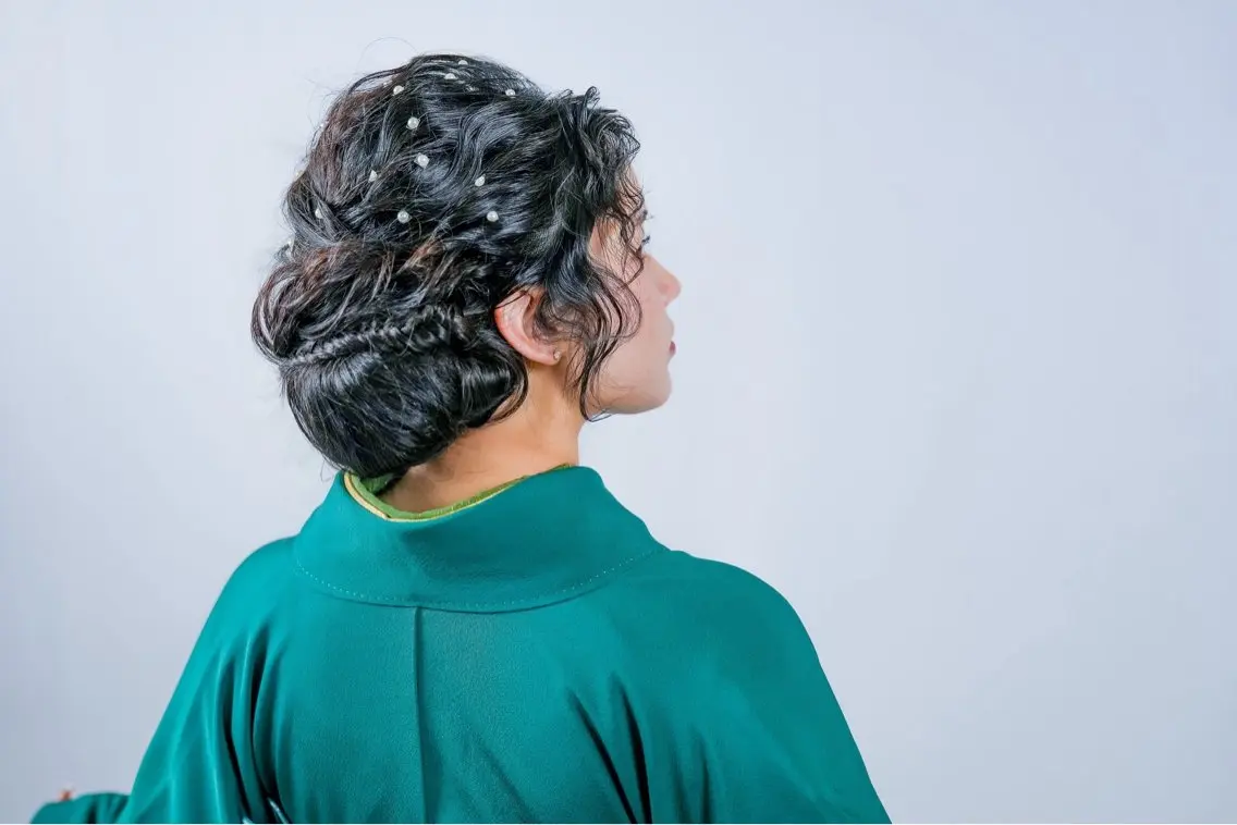 ヘアアレンジ 三富 千秋のヘアスタイル