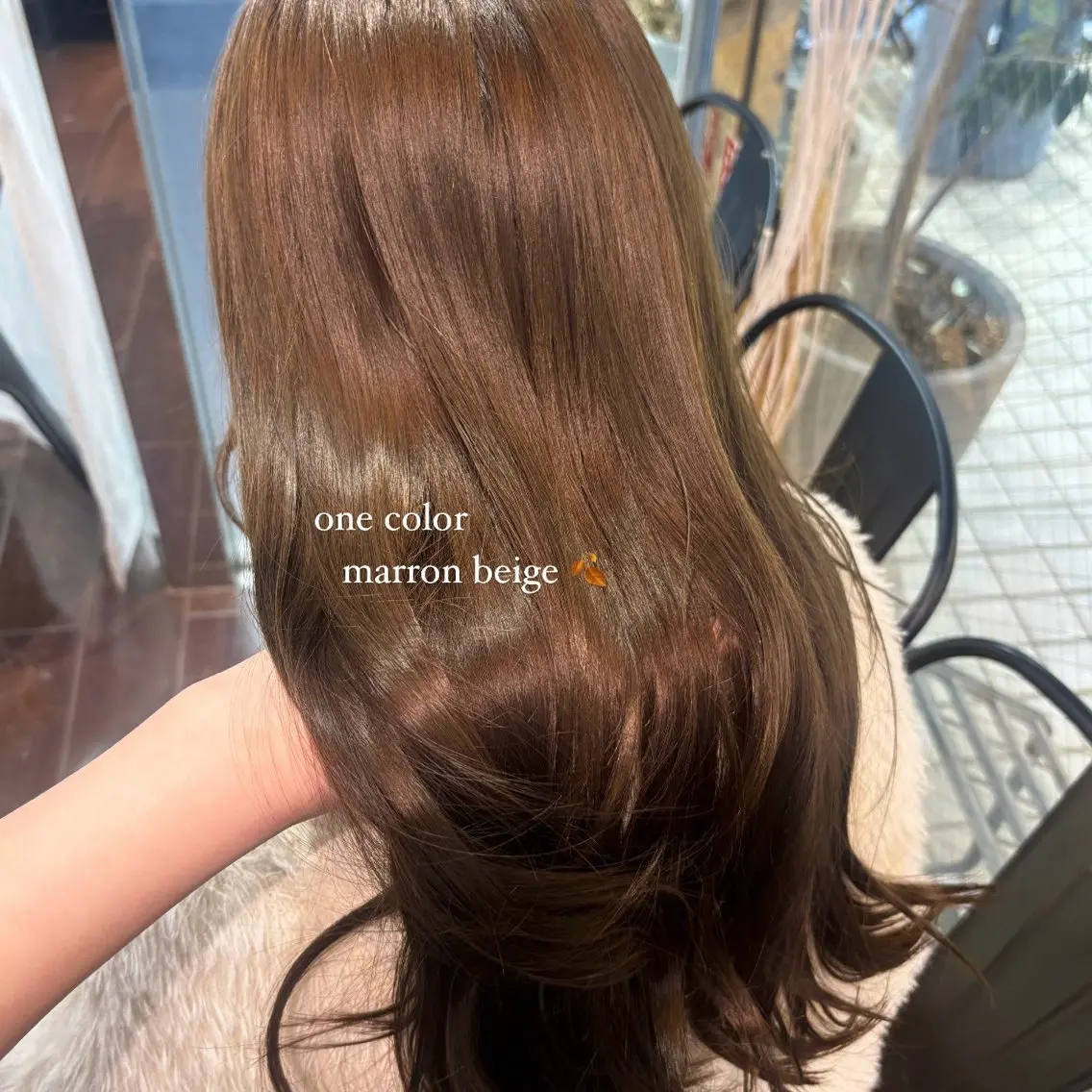 カラー ベージュカラー 黒髪 ブリーチ ブルーカラー ブルーブラック 艶カラー♡/eye / mai🪐🪄のヘアスタイル