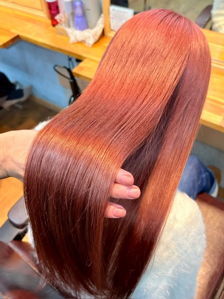 ロング カラー ヘアカラー トリートメント 髙木 優人のヘアスタイル