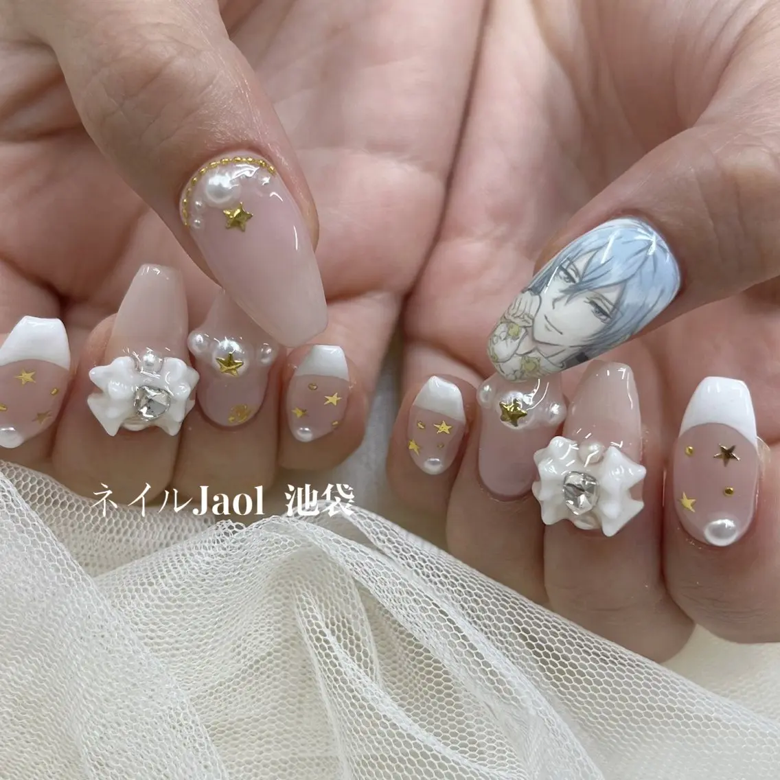 セミロング ネイルJaol 池袋のネイルデザイン