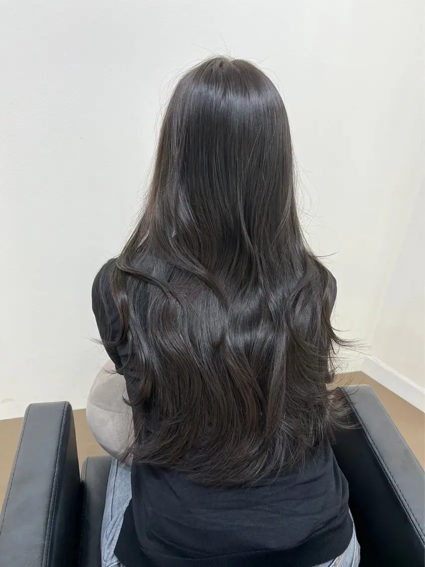 ロング カラー 透明感カラー 神戸ボブ✂️ ioe三宮/田 伸佳のヘアスタイル