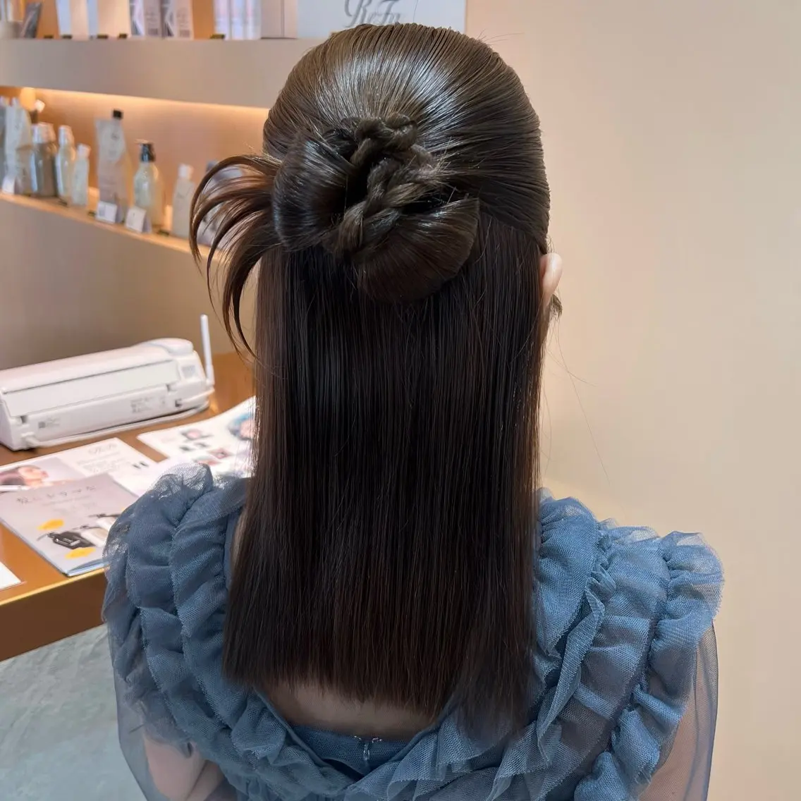 セミロング ヘアアレンジ ✨カチモリ✨レイヤー 韓国ヘア🇰🇷ゆいのヘアスタイル