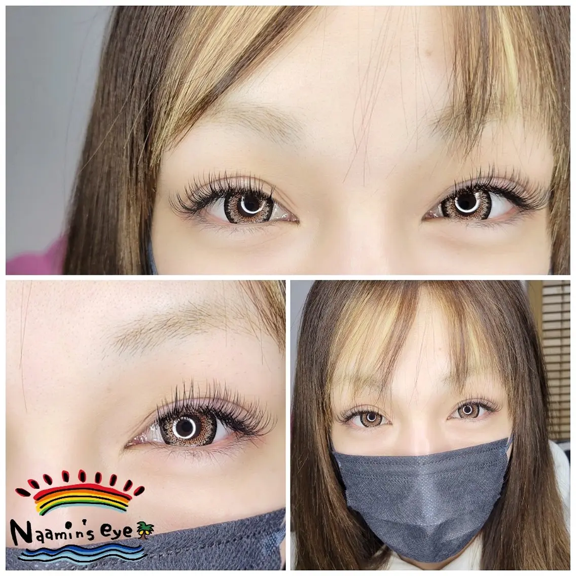 マツエク・マツパ CCカール Cカール フラットラッシュ Naamin's eyeのマツエク・マツパデザイン