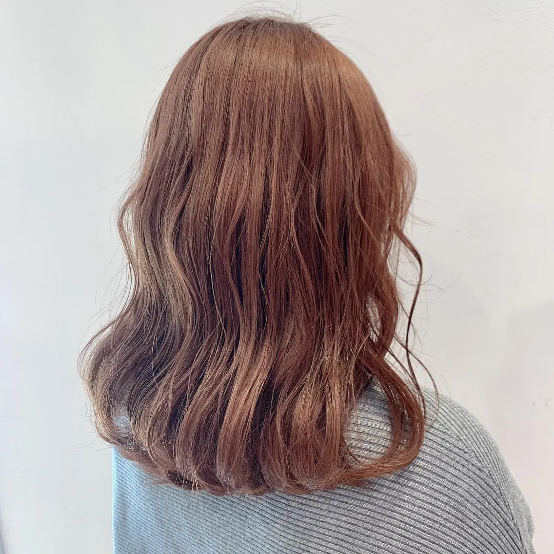 ミディアム カラー 大関 はるかのヘアスタイル