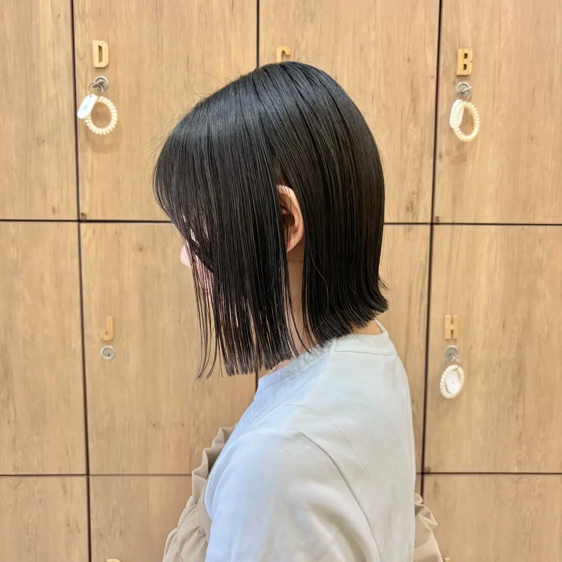 ミディアム カラー カット アカネ/暖色カラー /ボブ🪐🧡のヘアスタイル