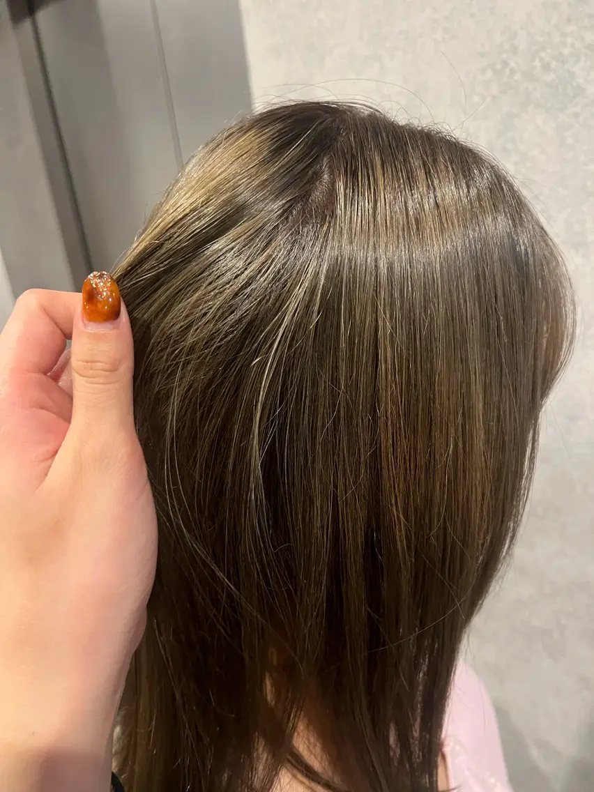 ミディアム 🎀ボブ特化🎀透明 カラー/艶髪あやなのヘアスタイル