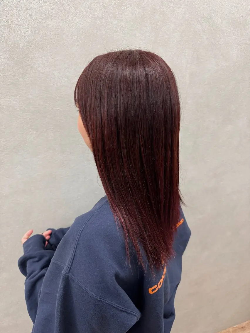 似合わせカット+ヘアカラーの写真