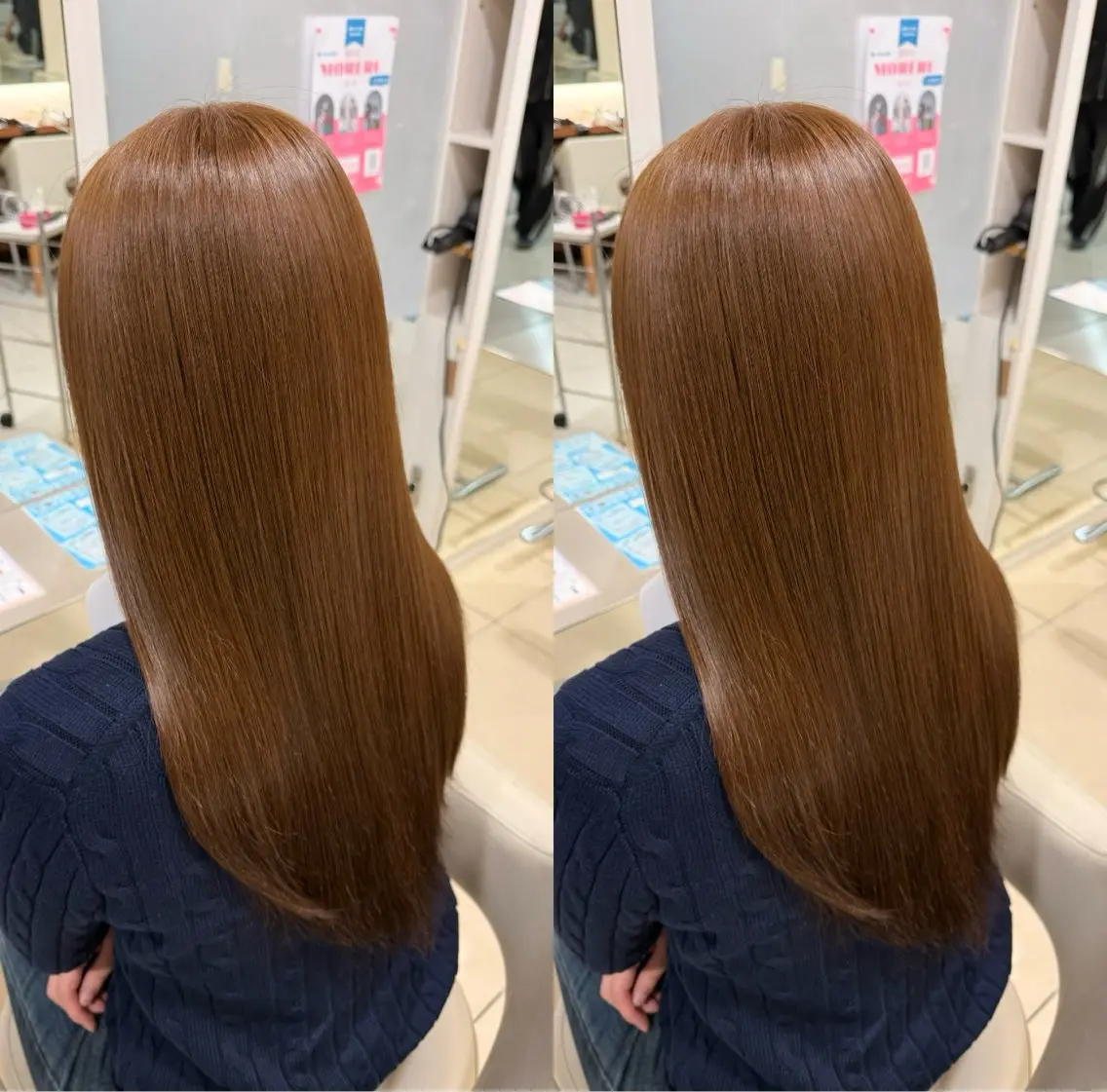 ロング カラー ブラウンカラー ヘアカラー トリートメント 🦋ICONIQ豊田 /艶髪/かおり🦋のヘアスタイル