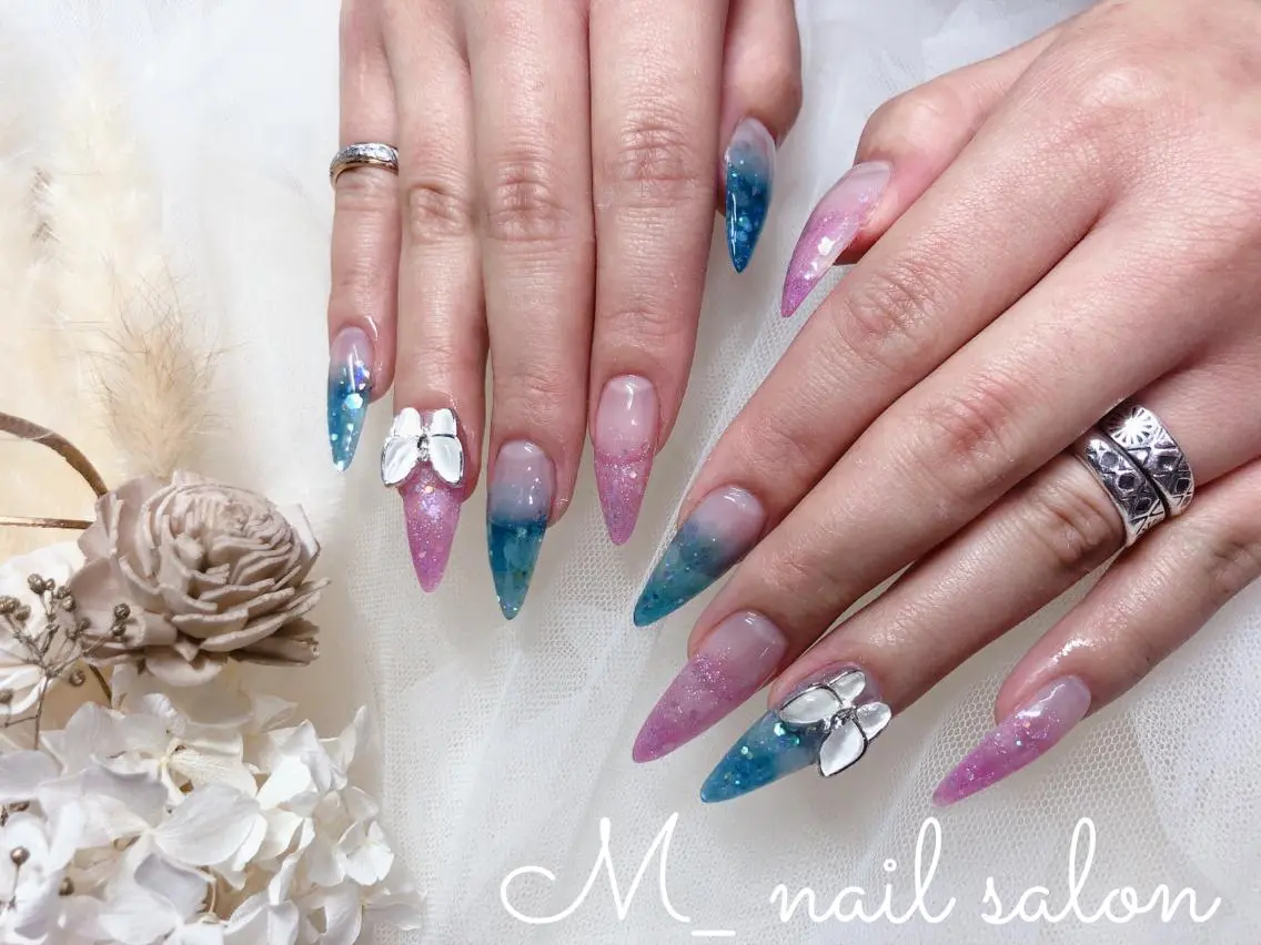 ネイル スカルプネイル M_ nail salonのネイルデザイン