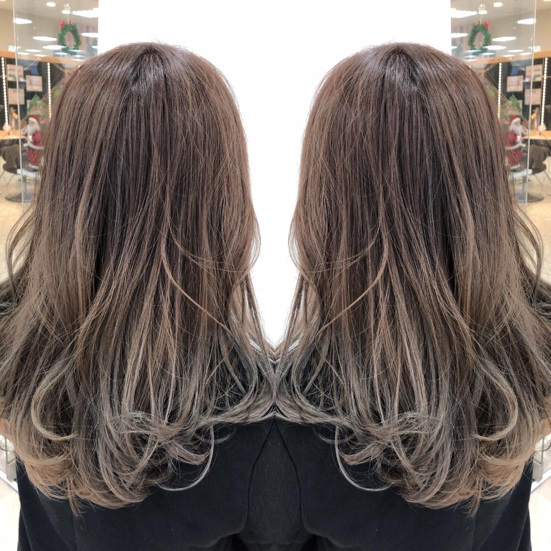 ロング 植田 敬太のヘアスタイル
