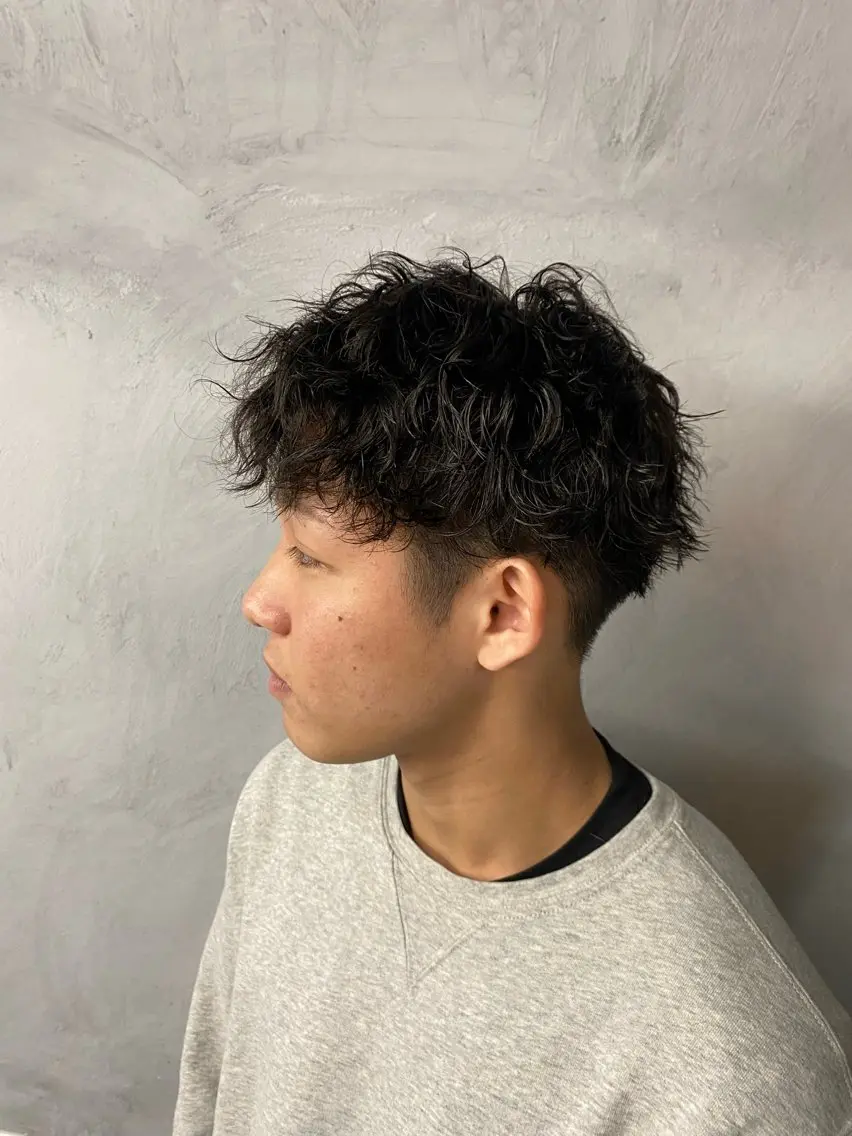 パーマ メンズ メンズサロンLOSS /rintaroのヘアスタイル
