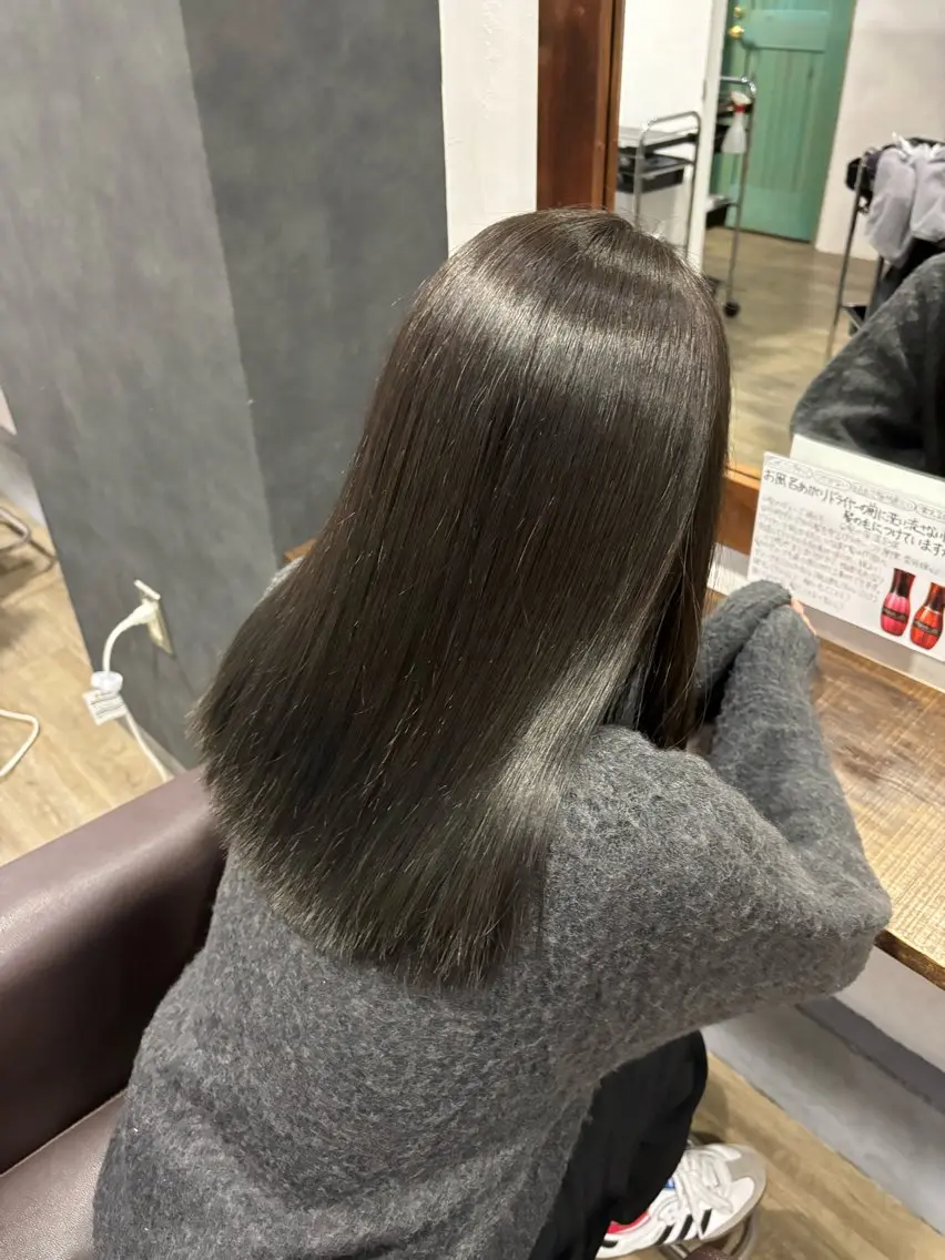 カラー ヘアカラー なかじま ゆきのヘアスタイル