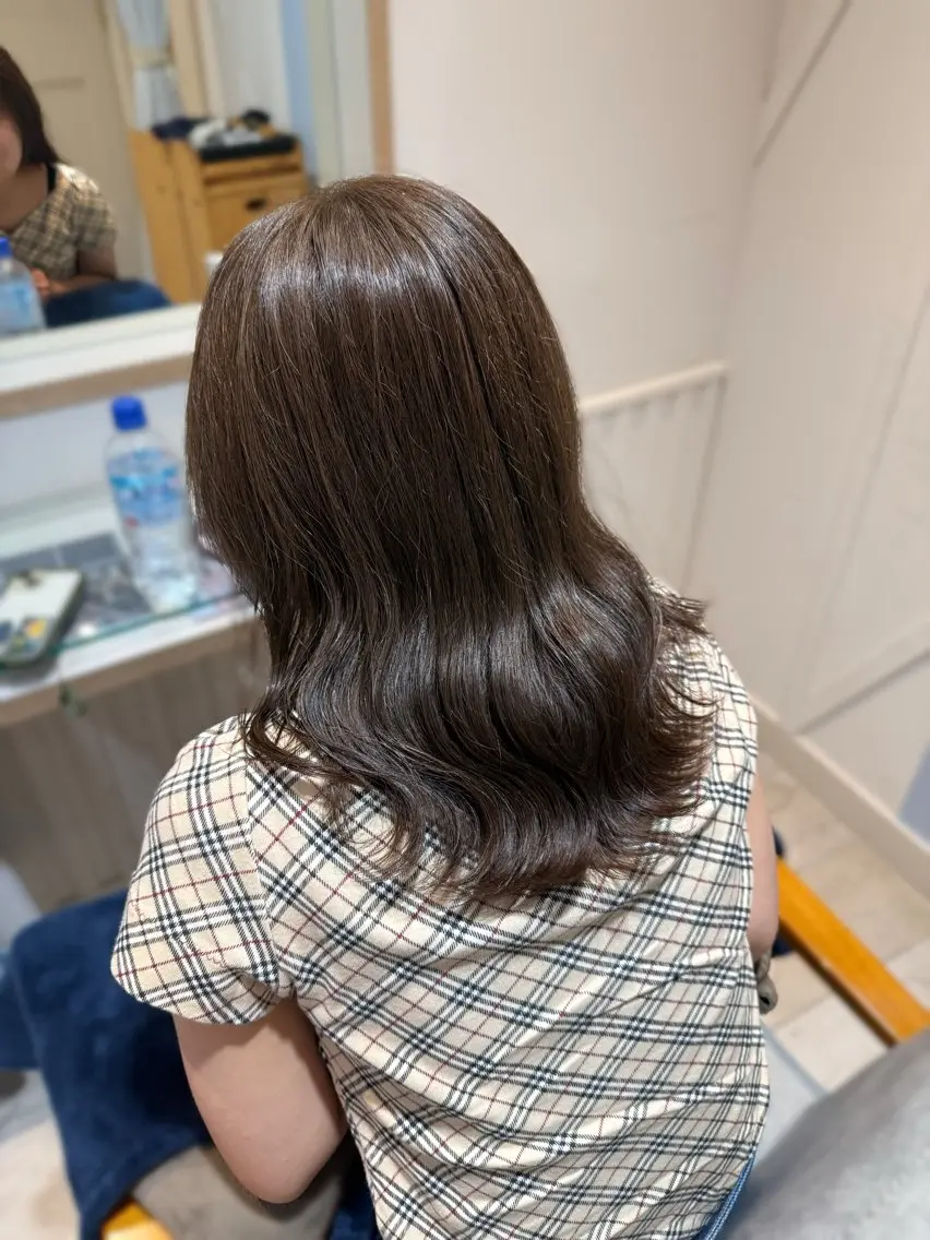 ミディアム ヘアカラー メンズパーマ募集中 /minoriのヘアスタイル