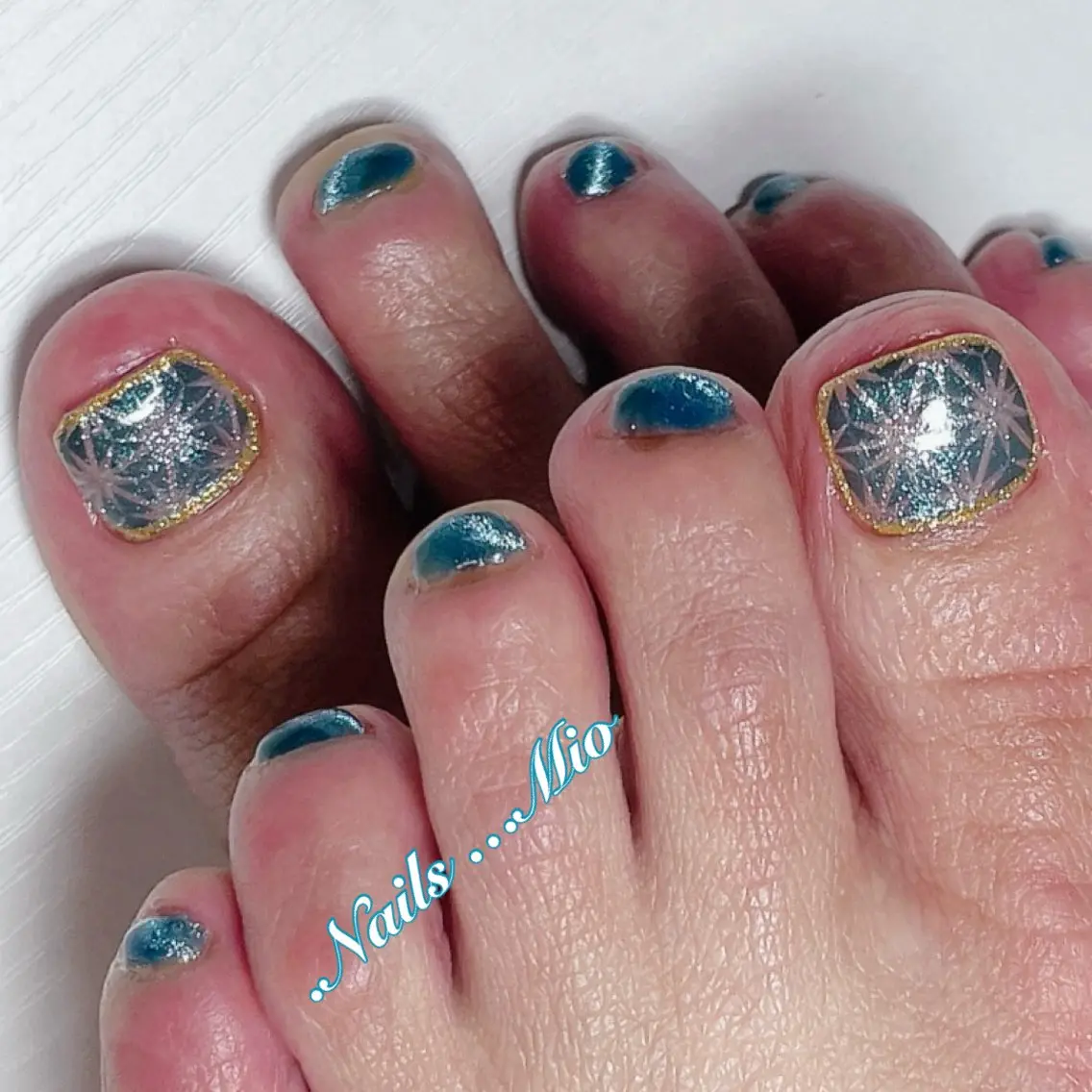 ネイル アートネイル フットネイル ジェルネイル マグネットネイル .Nails Mio 赤羽西ネイルサロンのネイルデザイン