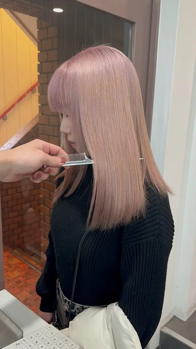 カラー ♡なんば🫧透明感 🫧naako♡のヘアスタイル