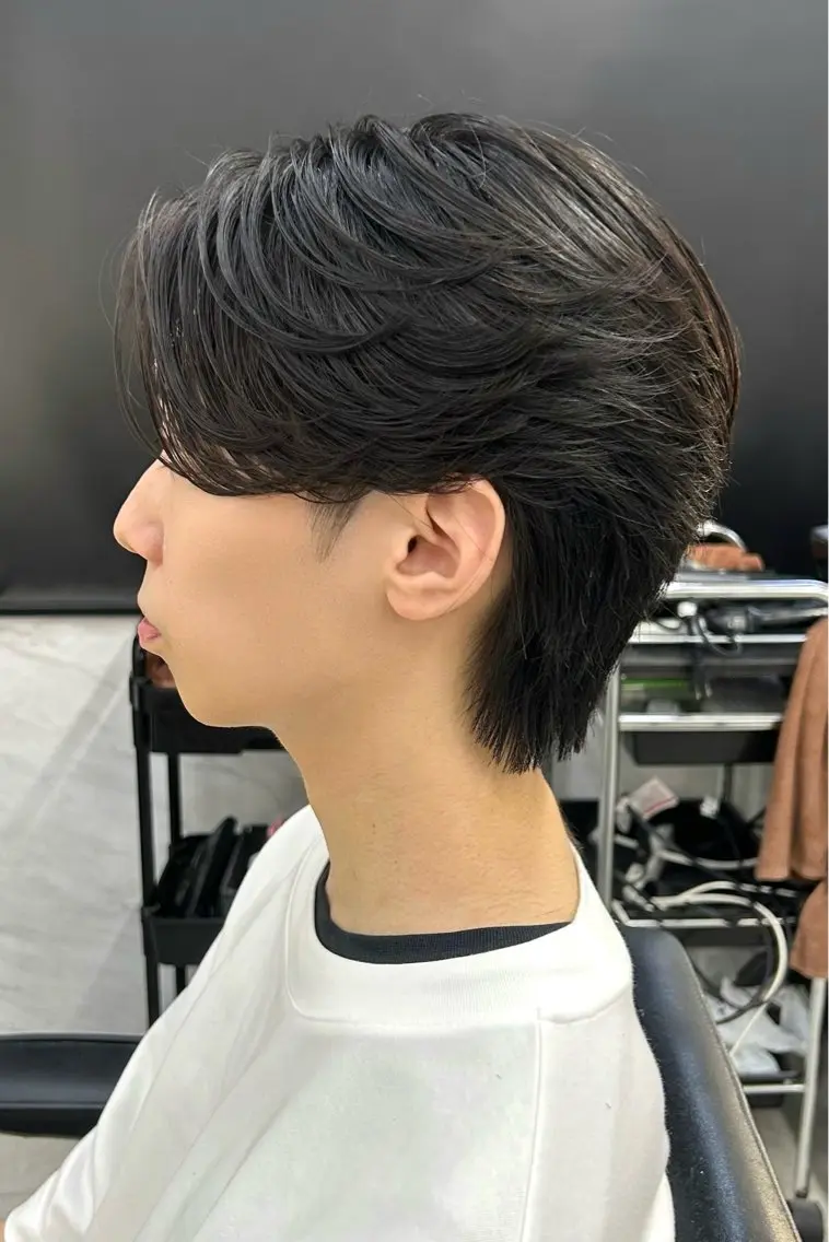 ショート パーマ メンズ カット 縮毛矯正 メンズスタイリスト 前田雄輝のヘアスタイル